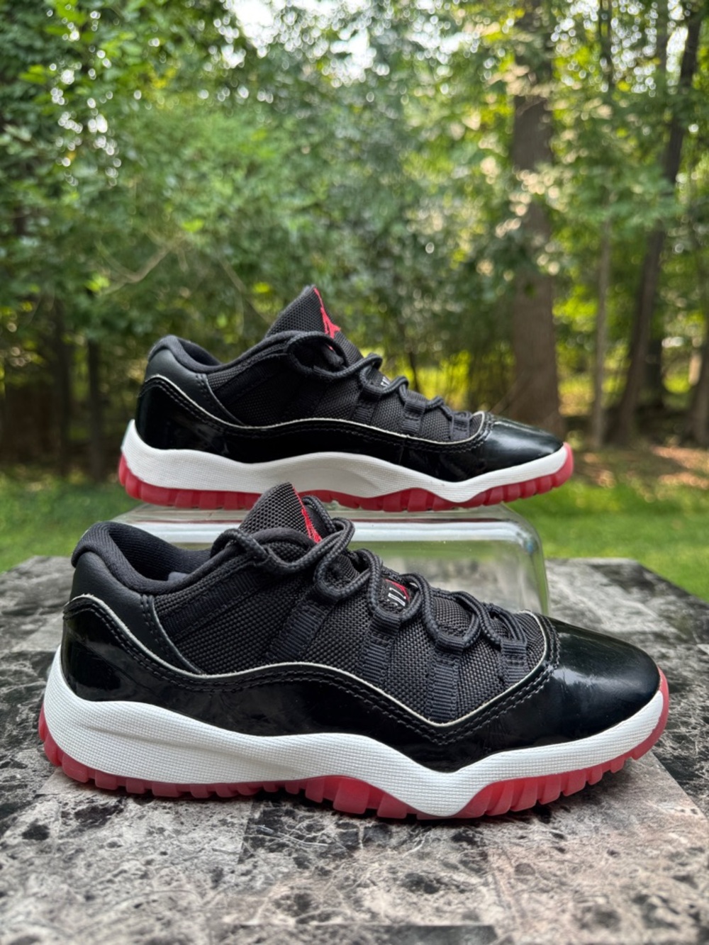 Jordan Air Jordan 11 Retro Low Shoes Boys Size 2Y Black Basketball FV5116-006
